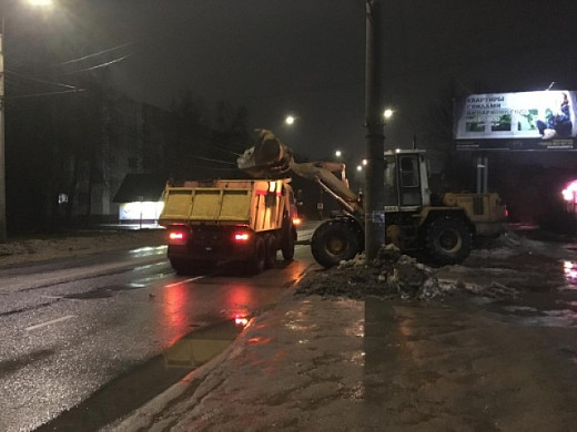 Более 54 тысяч кубометров снега вывезли с начала сезона из Иванова